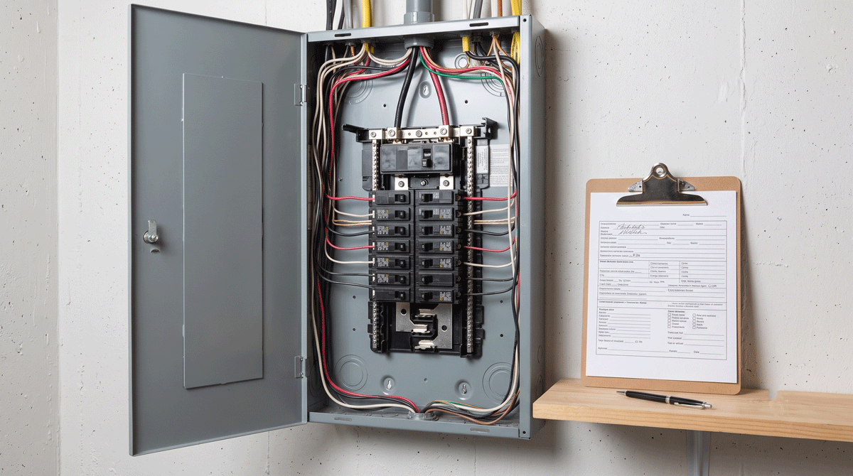 a North American residential breaker
