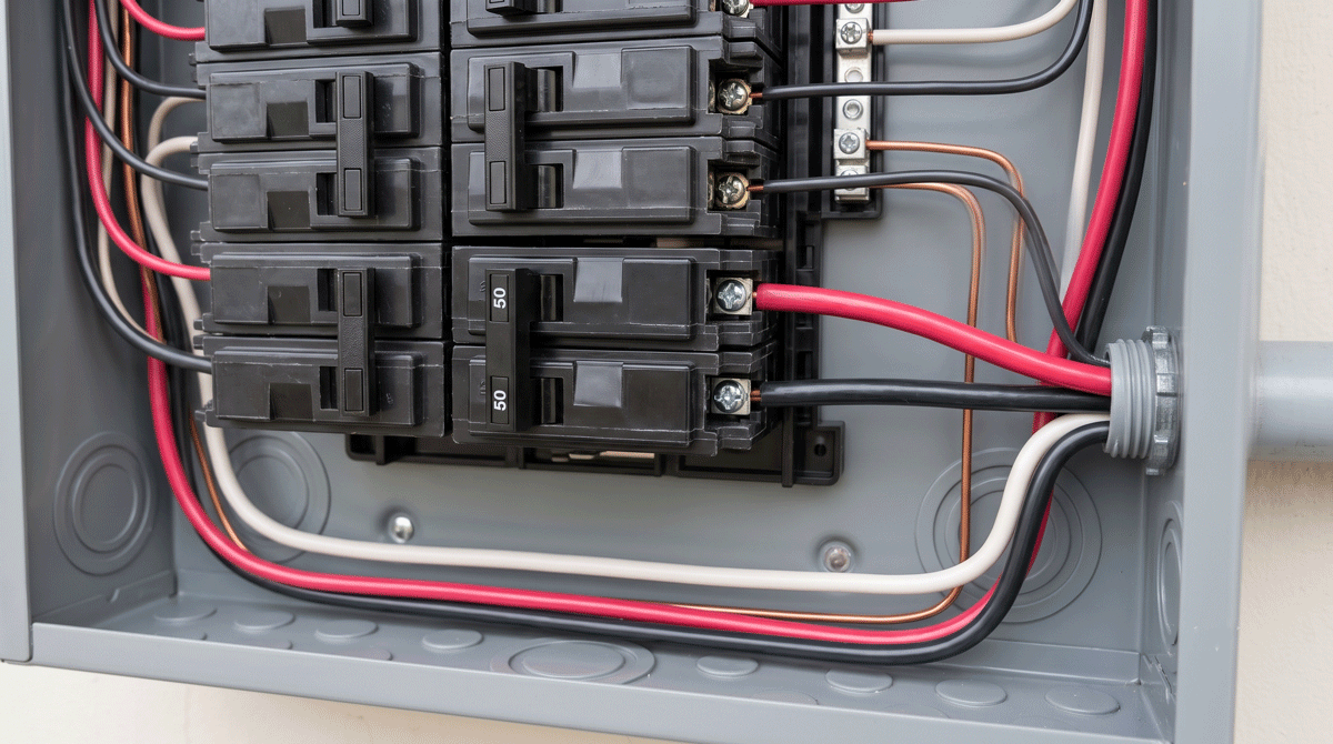 a North American residential electrical panel