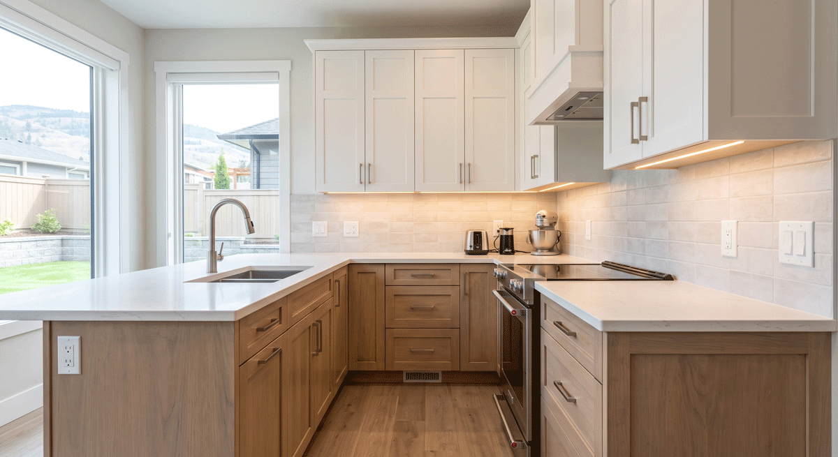A bright and airy renovated kitchen