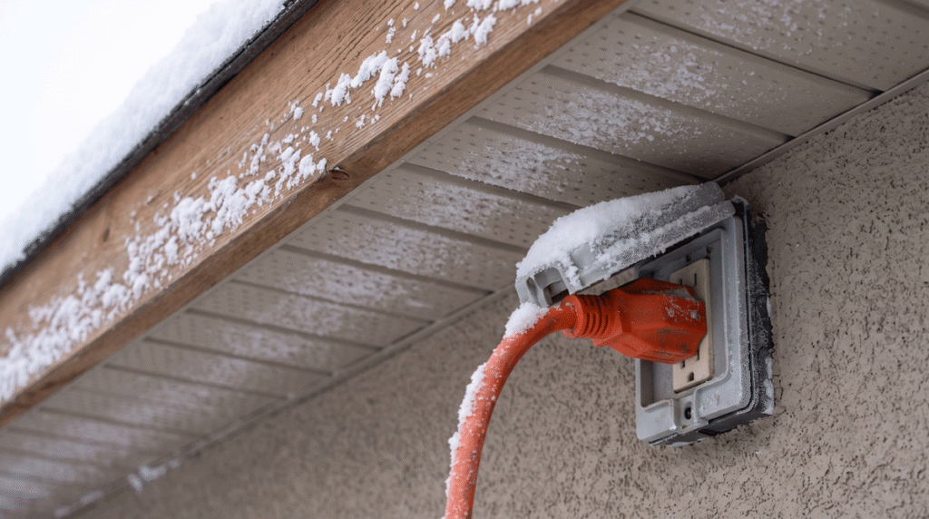 an outdoor extension cord